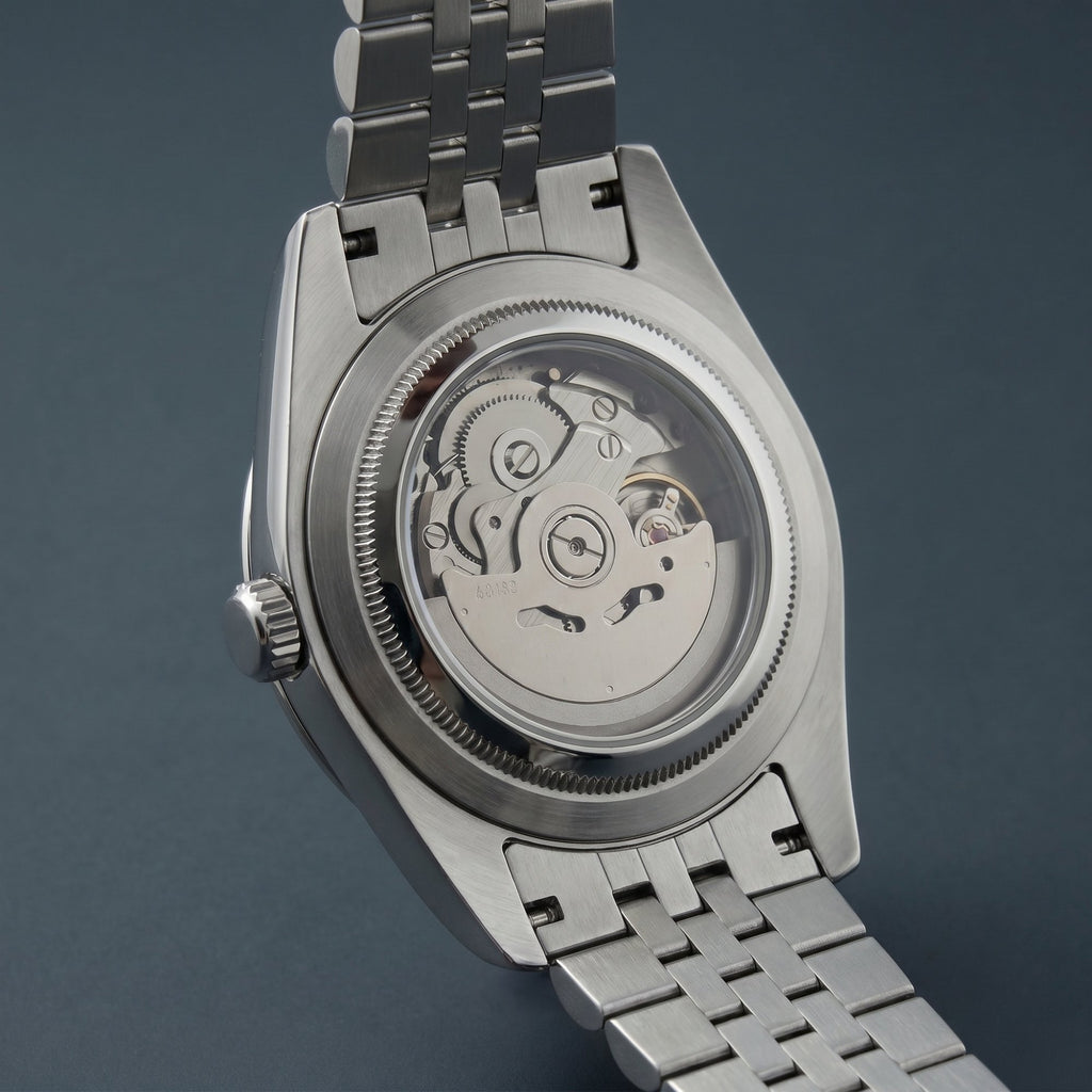 Horalys - Montre Seiko Mod Datejust Arabic Bleu
