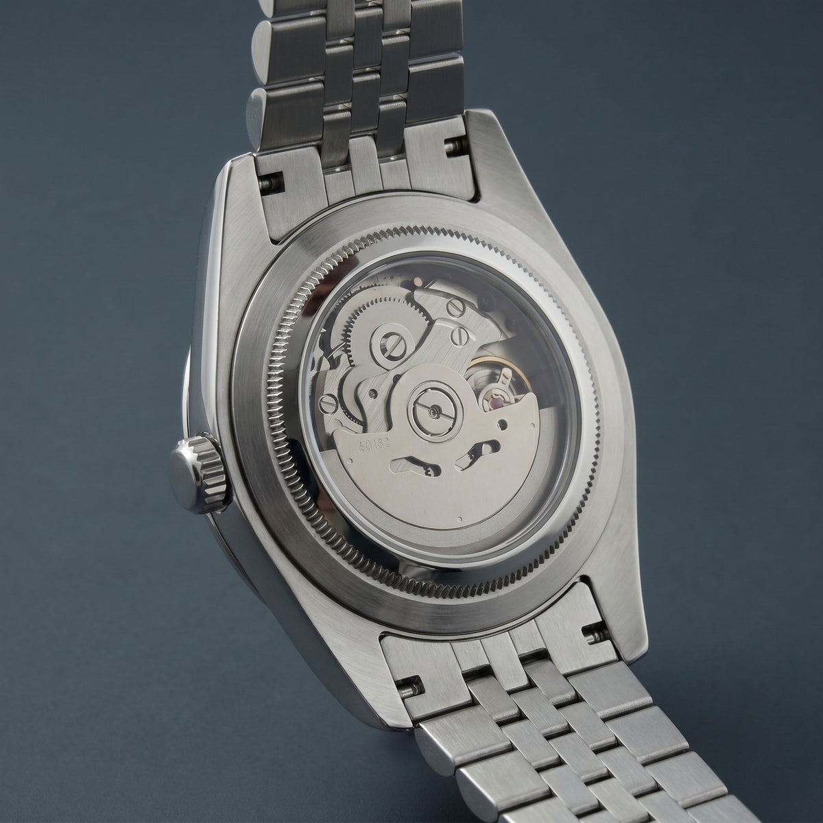 Horalys - Montre Seiko Mod Datejust Arabic Noir