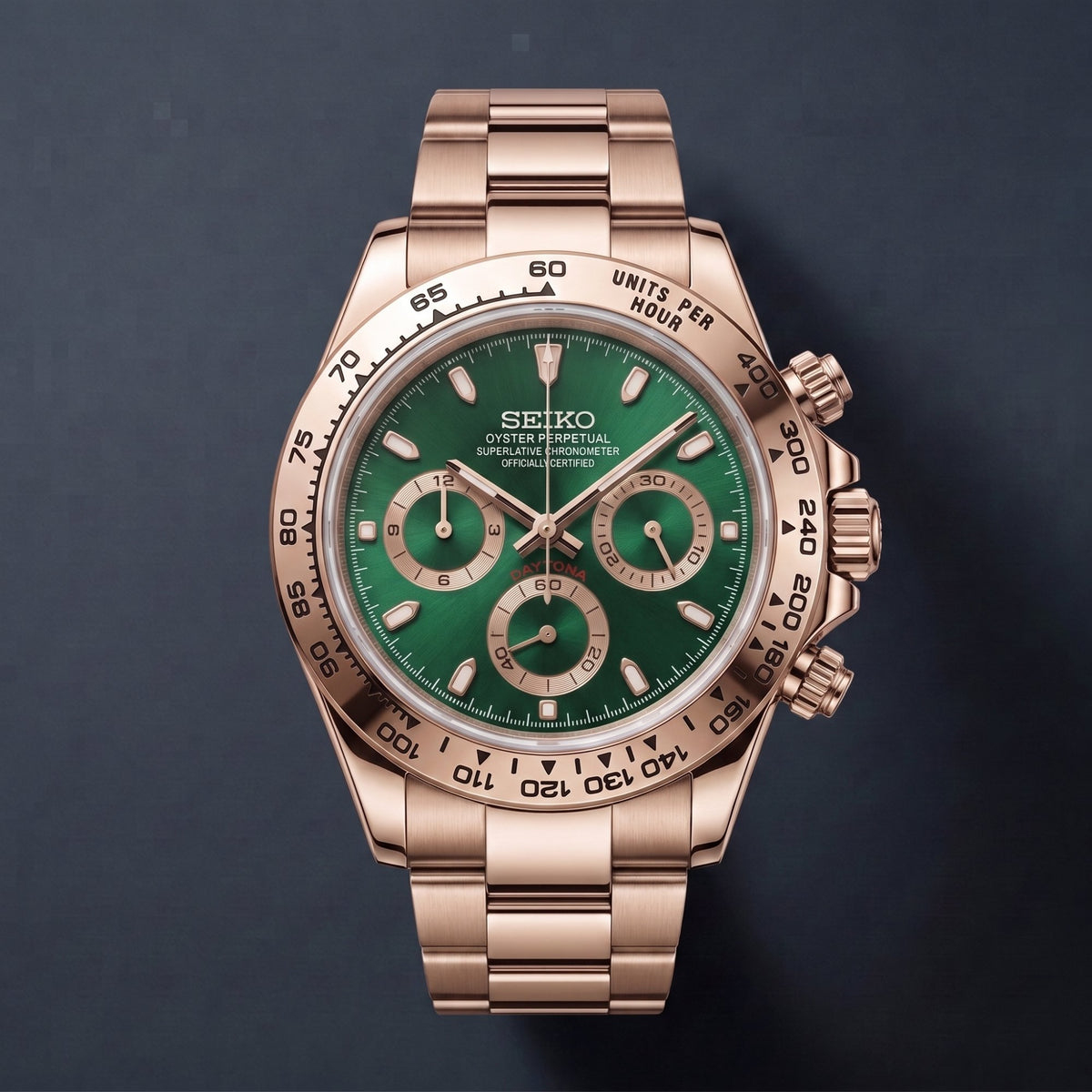 Seiko Mod Daytona Grün