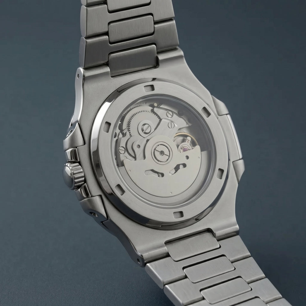 Seiko Mod Nautilus Schwarz