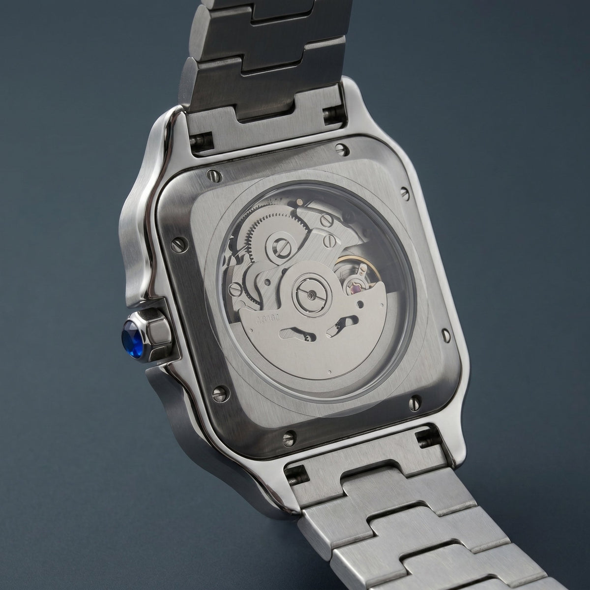 Horalys - Montre Seiko Mod Santos Blanc